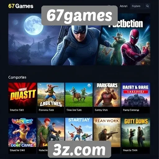 Análise da biblioteca de jogos disponíveis no 67games