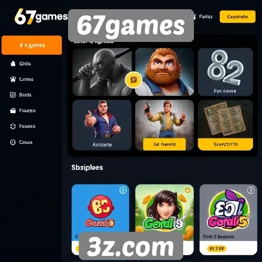 Interface do usuário do 67games tem melhorias significativas